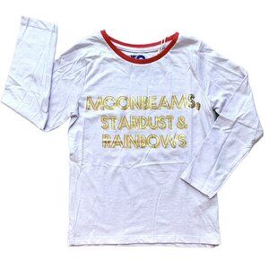 NWT Cotton On Gold & Rainbows Top Lavender Gold 9